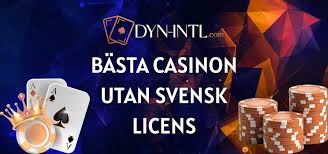 Casino utan svensk licens Bästa alternativen 10 euro